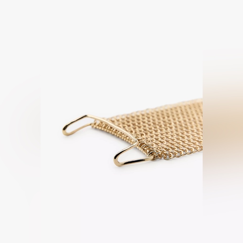 ZARA METAL MESH WIDE BRACELET NWT - Picture 6 of 7